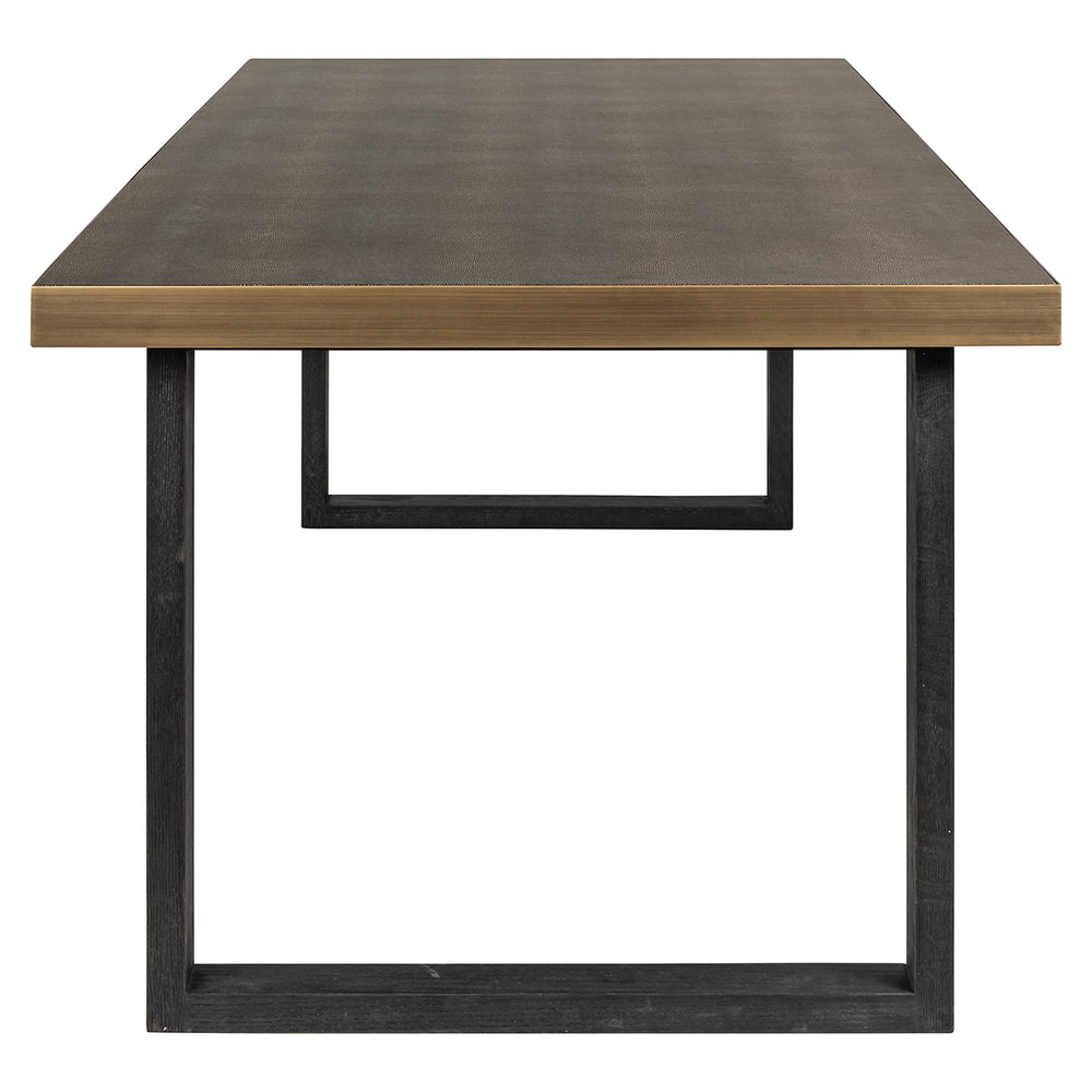 Dining table Bloomville 200 incl. glass (Brown)