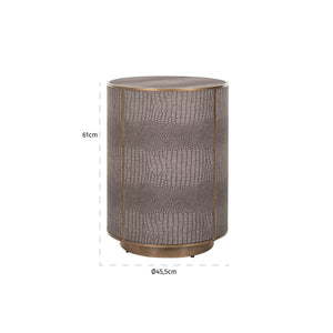 End Table Classio 455Ø (brushed Gold) – Richmond Interiors