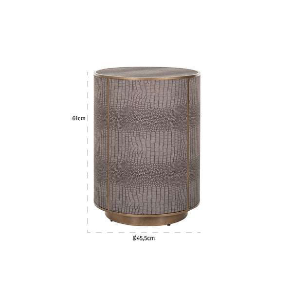 End Table Classio 455Ø (brushed Gold) – Richmond Interiors