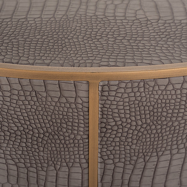 Coffee Table Classio 100Ø (brushed Gold) – Richmond Interiors