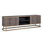 TV cabinet Classio with 4-doors (Brushed Gold)