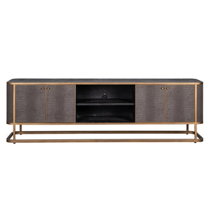 TV Cabinet Classio with 4 – Doors (brushed Gold) – Richmond Interiors