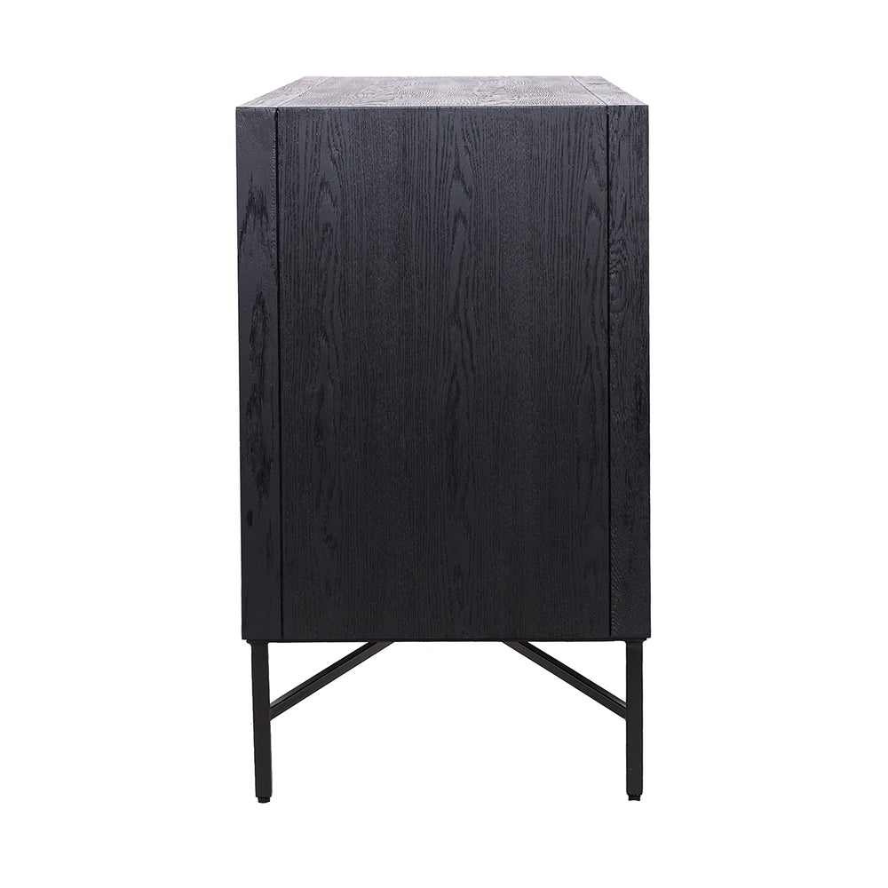 Sideboard Blax 2-slidingdoors (Black)