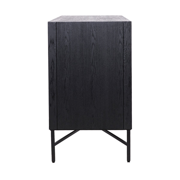 Sideboard Blax 2 – Slidingdoors (black) – Richmond Interiors