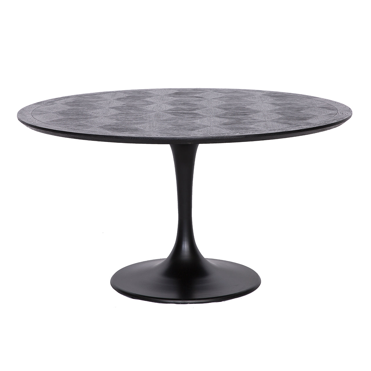 Dining table Blax 140Ø (Black)- Richmond Interiors