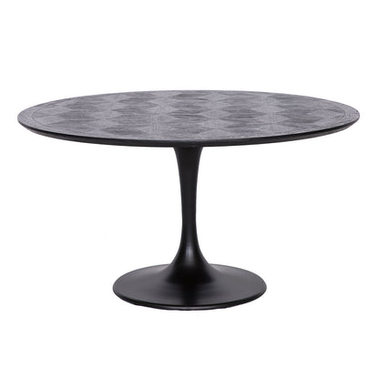 Dining table Blax 140Ø (Black)- Richmond Interiors