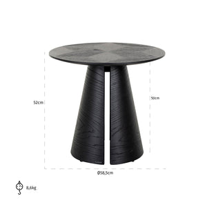 End Table Blax 58Ø (black) – Richmond Interiors