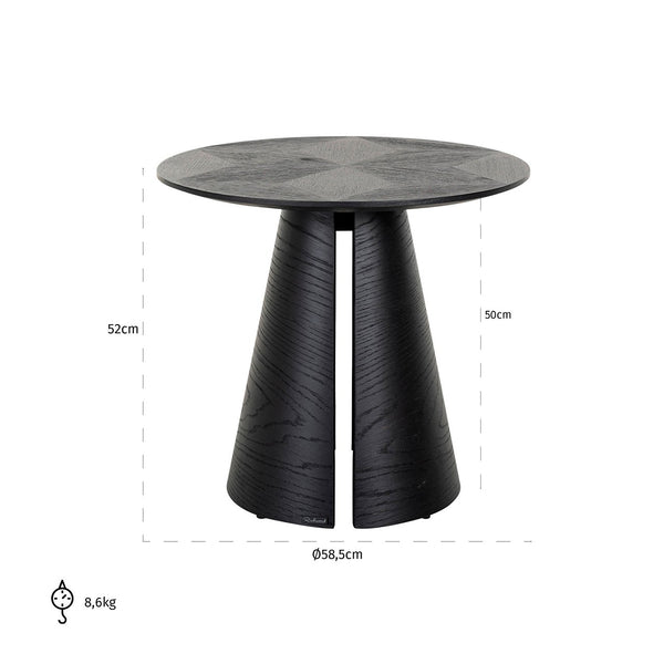 End Table Blax 58Ø (black) – Richmond Interiors
