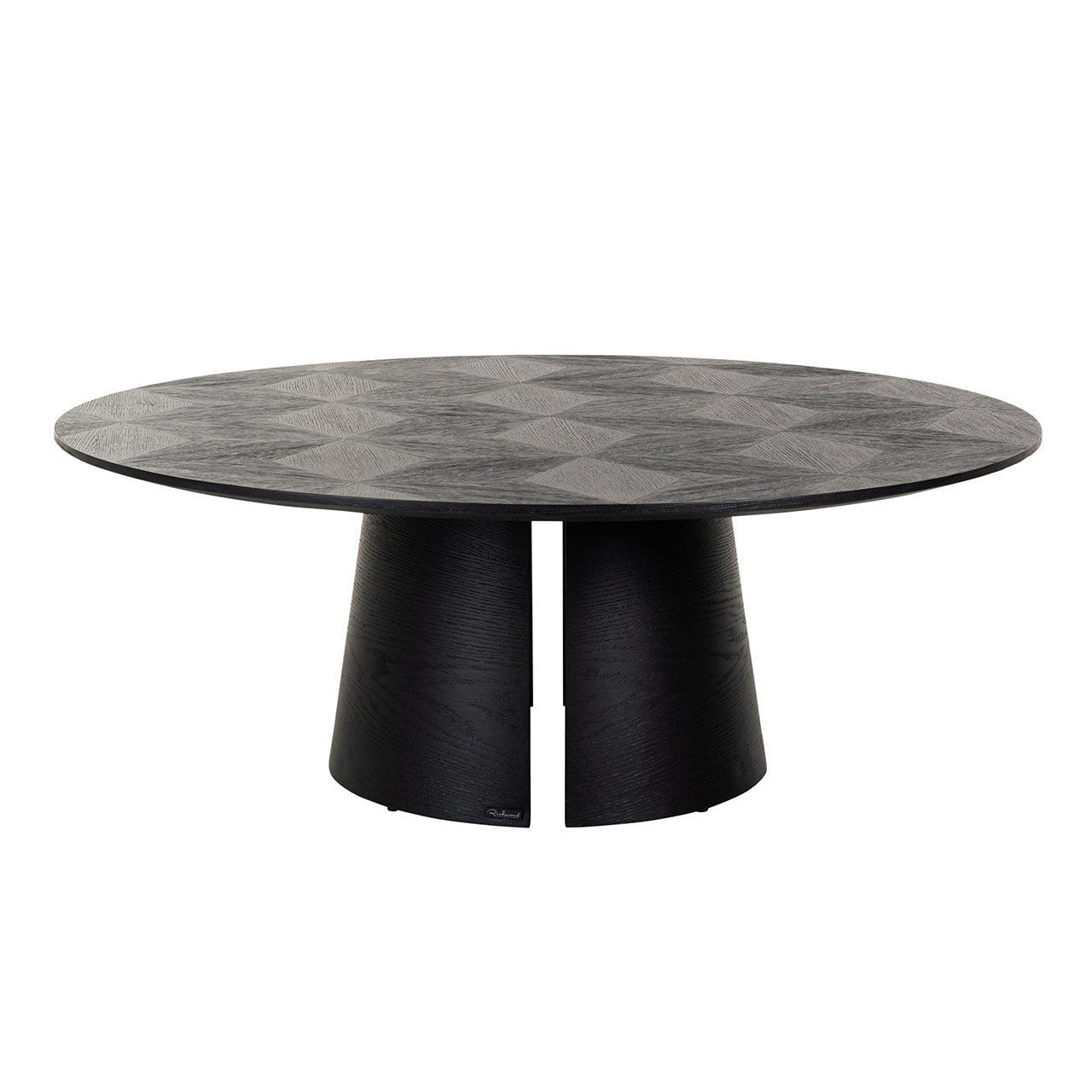 Coffee table Blax 110Ø (Black)- Richmond Interiors