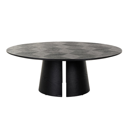 Coffee table Blax 110Ø (Black)- Richmond Interiors