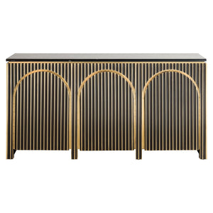 Sideboard Les Arcs 3 – Doors (brushed Gold) – Richmond Interiors