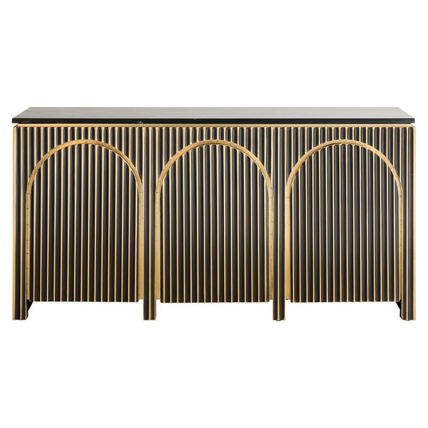 Sideboard Les Arcs 3 – Doors (brushed Gold) – Richmond Interiors