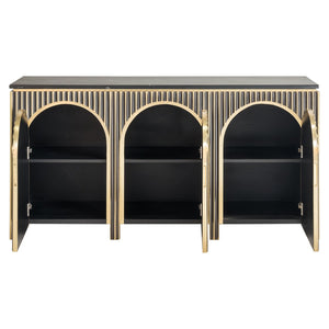 Sideboard Les Arcs 3 – Doors (brushed Gold) – Richmond Interiors