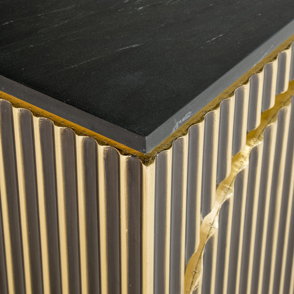Sideboard Les Arcs 3 – Doors (brushed Gold) – Richmond Interiors