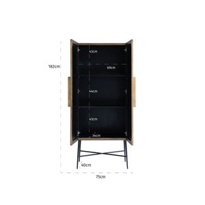 Cabinet Ironville 2 – Doors (gold) – Richmond Interiors