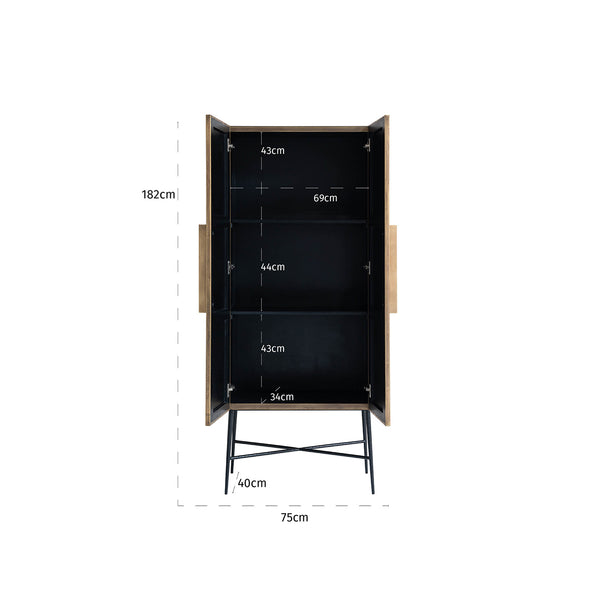 Cabinet Ironville 2 – Doors (gold) – Richmond Interiors