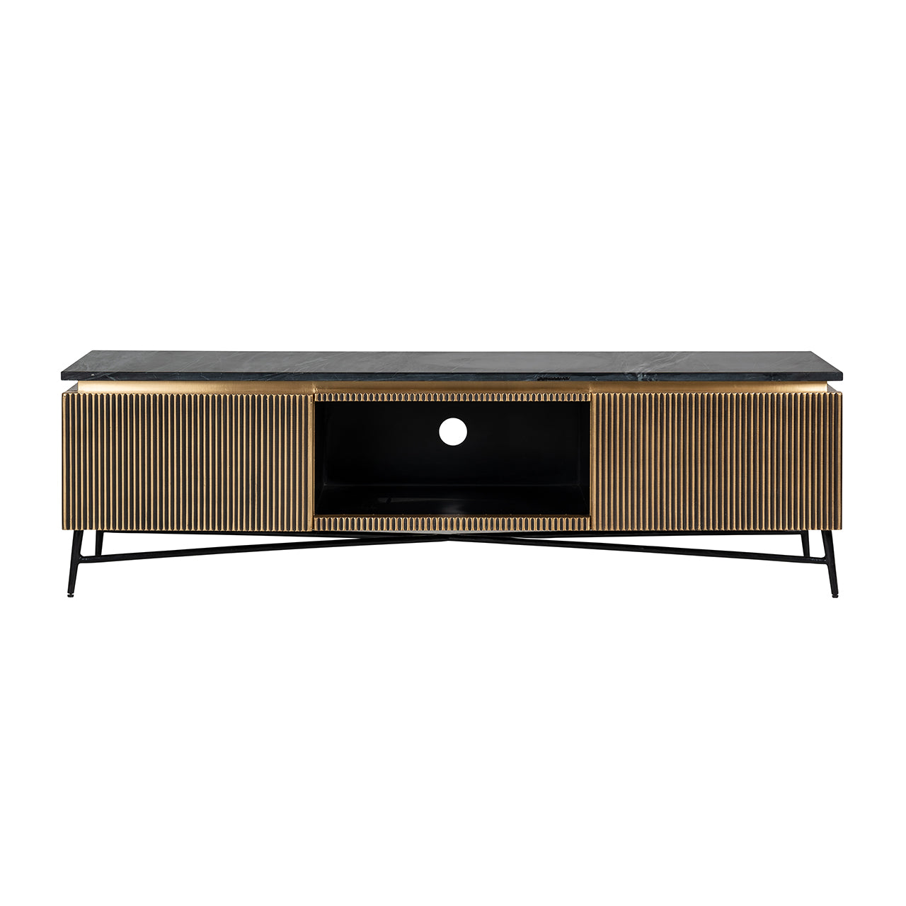 TV cabinet Ironville 2-doors (Gold)