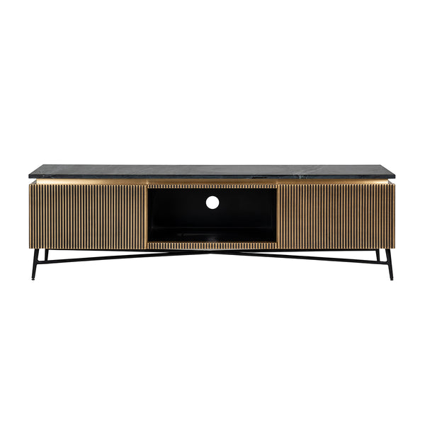 TV Cabinet Ironville 2 – Doors (gold) – Richmond Interiors