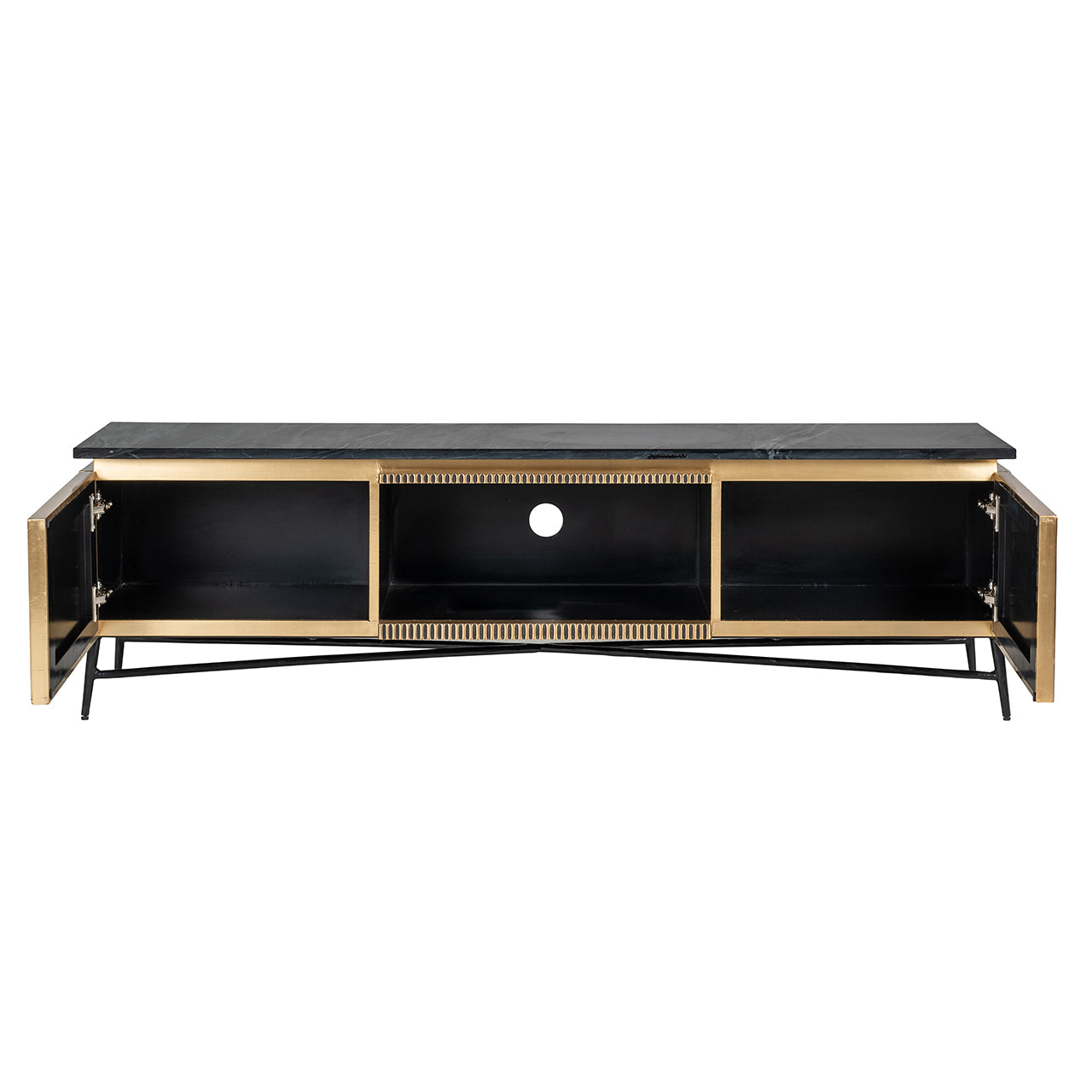 TV cabinet Ironville 2-doors (Gold)