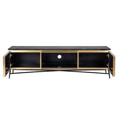 TV cabinet Ironville 2-doors (Gold)