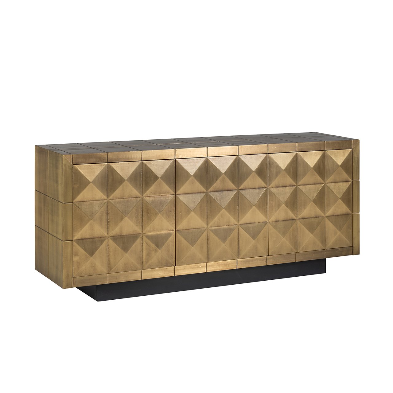 Sideboard Collada 3-doors (Brushed Gold)