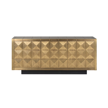 Sideboard Collada 3-doors (Brushed Gold)