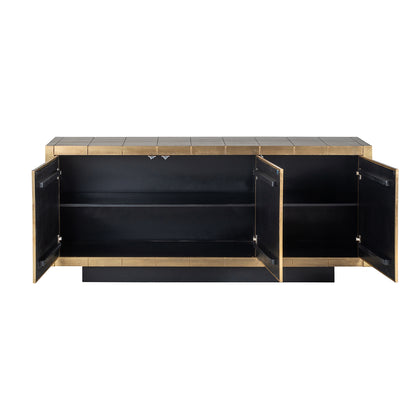 Sideboard Collada 3-doors (Brushed Gold)