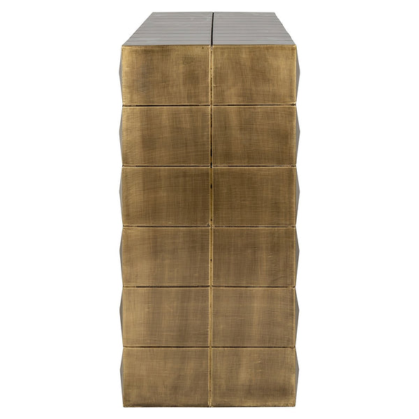 Console Collada (brushed Gold) – Richmond Interiors – Ex Display Immediately Available From Our Buzzards Valley Showroom
