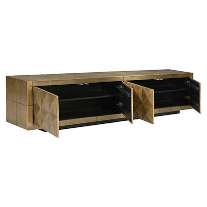 TV cabinet Collada 4-doors (Brushed Gold)