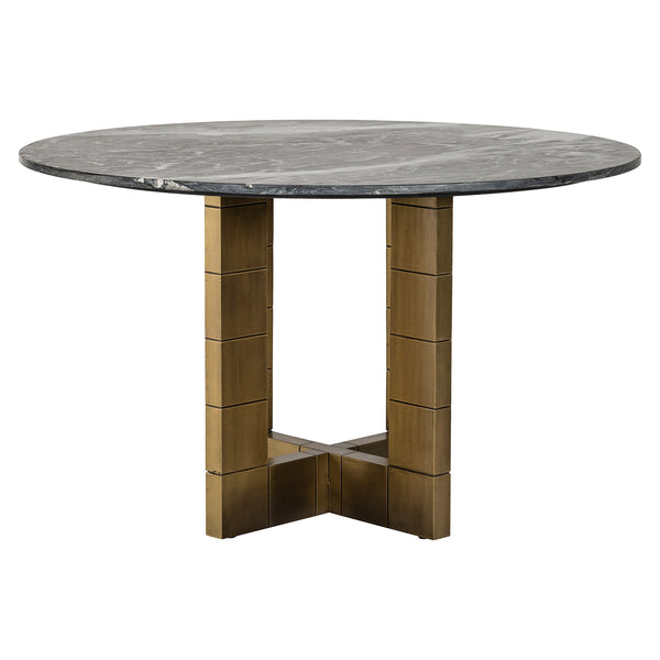 Dining Table Collada 130Ø (black/gold) – Richmond Interiors
