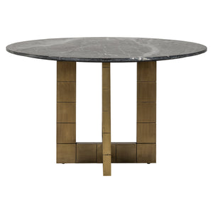 Dining Table Collada 130Ø (black/gold) – Richmond Interiors