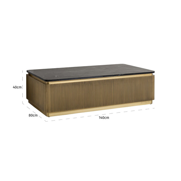 Coffee table Ironville gold