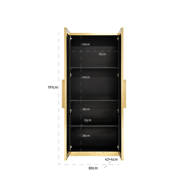 Cabinet Ironville (gold) – Richmond Interiors