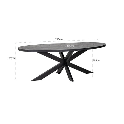 Dining table Scotch 230 oval- Richmond Interiors