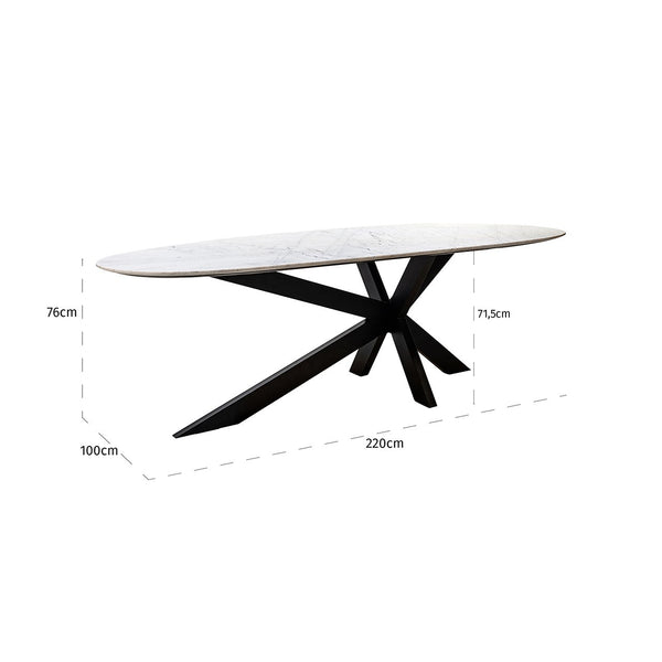 Dining Table Trocadero White – Richmond Interiors