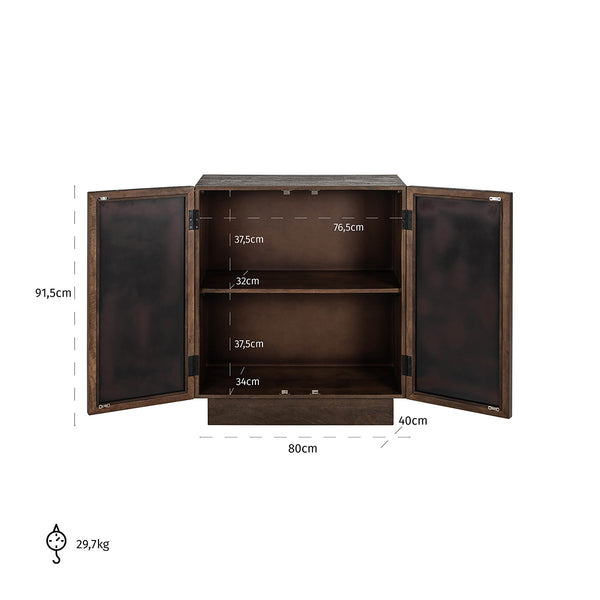 Sideboard Bryant 2 – Doors (brown) – Richmond Interiors
