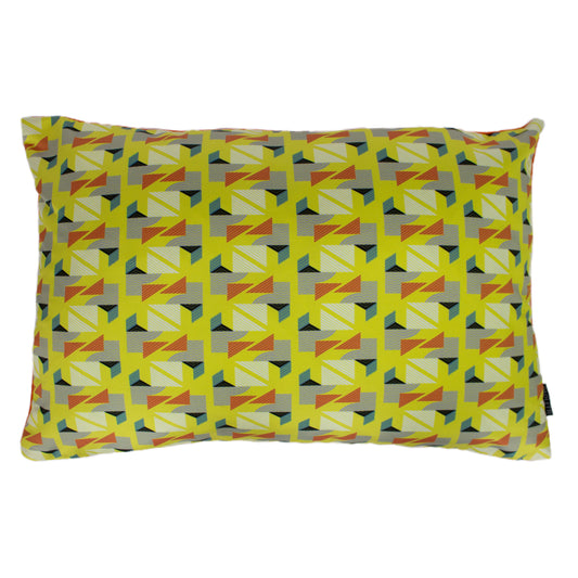 VIENNA 40X60 FEATHER FILLED CUSHION YELLOW