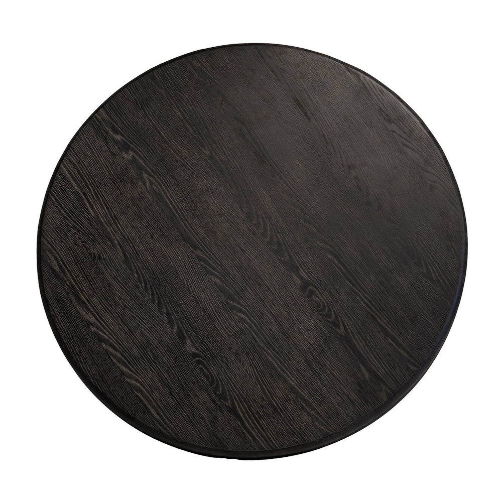 Dining table Macaron 130Ø (Black rustic)