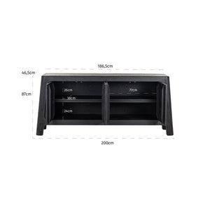 Sideboard Baccarat 4 – Doors (dark Coffee) – Richmond Interiors