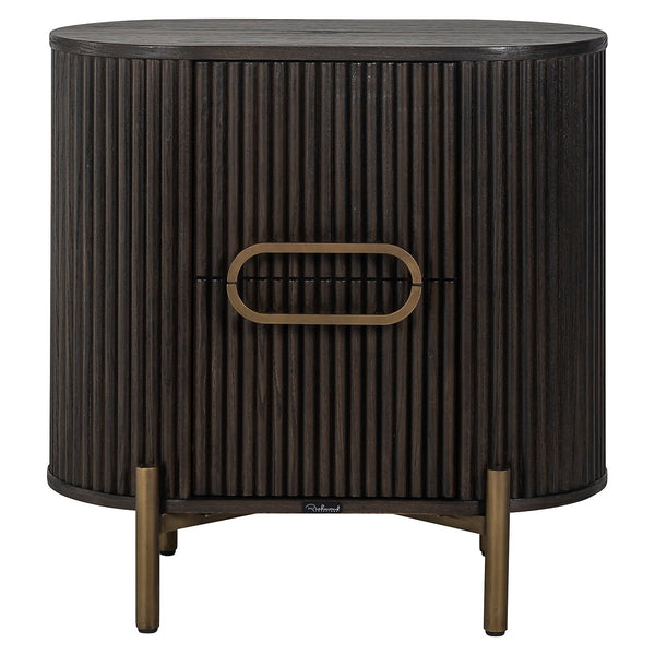 Nightstand Luxor 1 – Door (brown) – Richmond Interiors