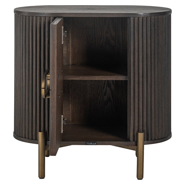 Nightstand Luxor 1 – Door (brown) – Richmond Interiors