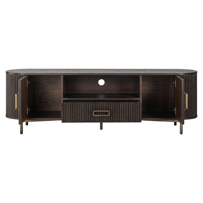 TV cabinet Luxor 2-doors 1-drawer (Brown)