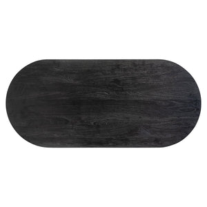 Dining table Revelin black/gold 200
