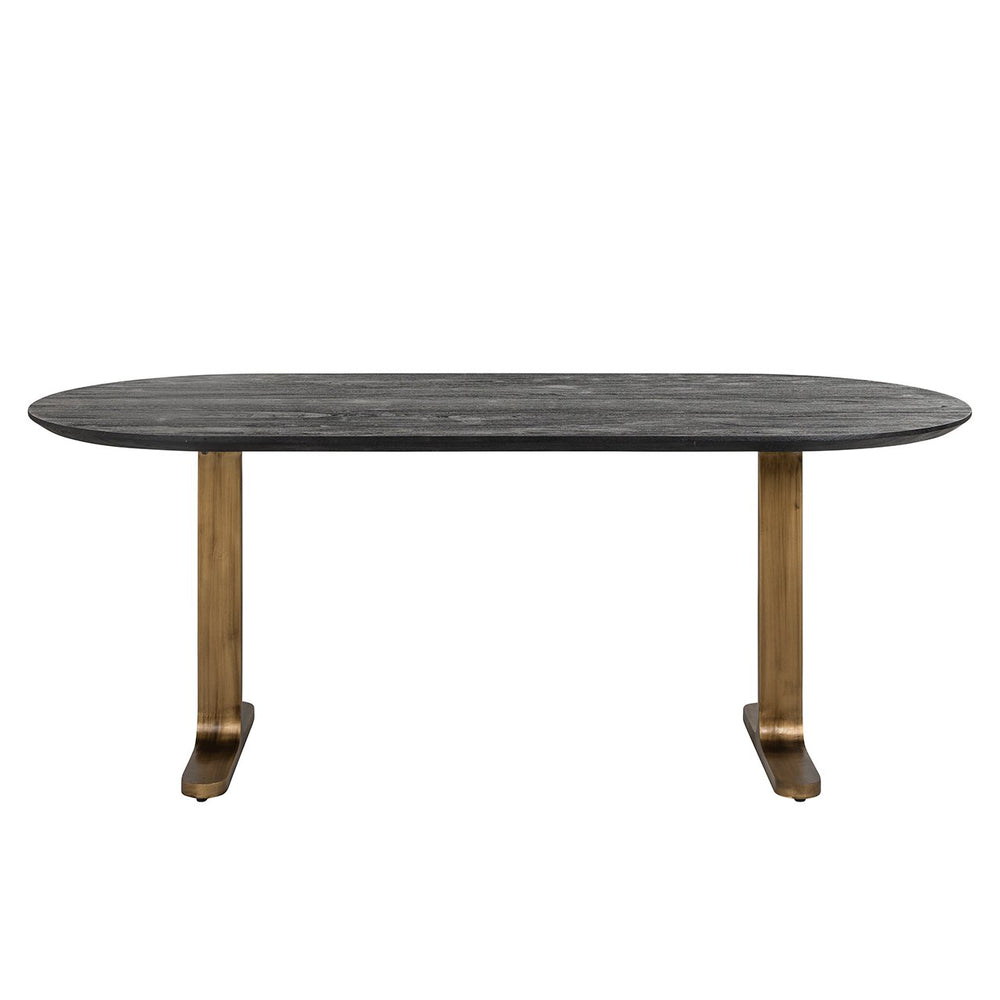 Dining table Revelin 235 (Black/gold)