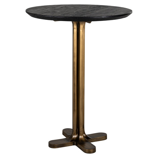 Bar table Revelin 81Ø (Black/gold)