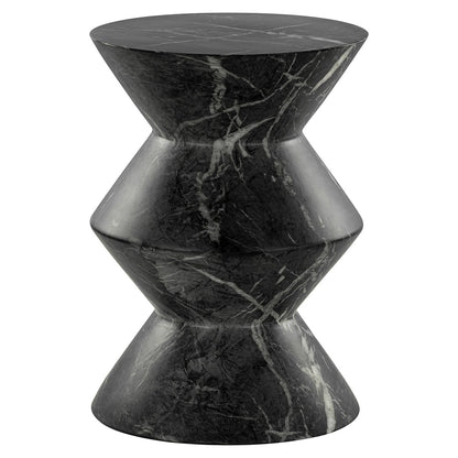 End table Bosco faux black marble (Black)- Richmond Interiors