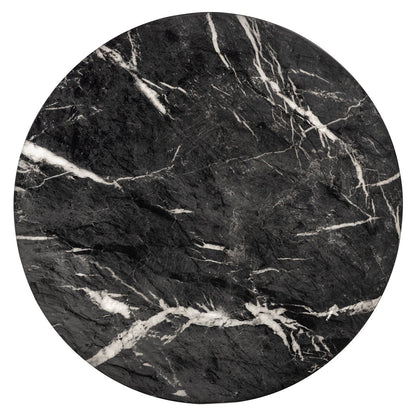 End table Bosco faux black marble (Black)- Richmond Interiors