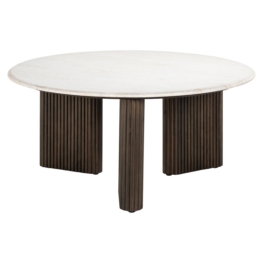 Coffee table Mayfield 90Ø (White)