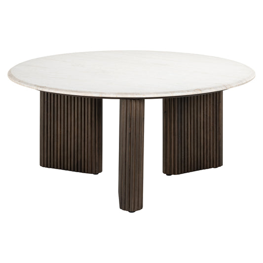 Coffee table Mayfield 90Ø (White)