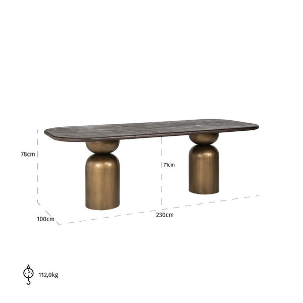 Dining Table Cavo 230 (black) – Richmond Interiors